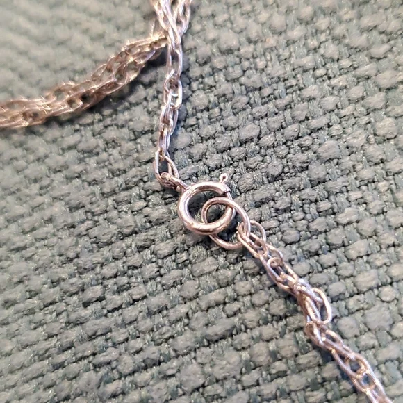 Vintage 925 Silver Necklace, Sweet SUPER Unique Chain, 24 inches - Picture 6 of 10